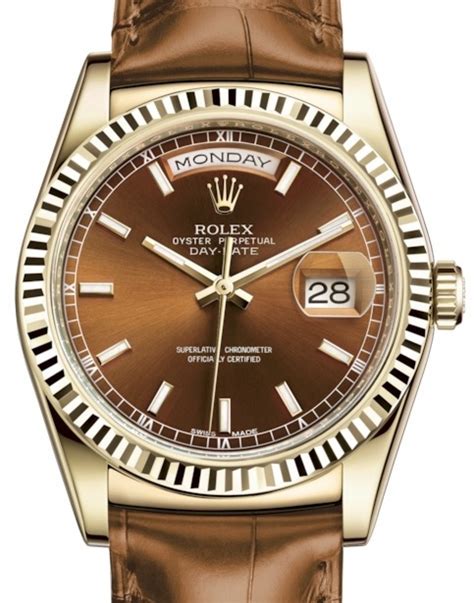 rolex gold leather|leather straps for rolex watches.